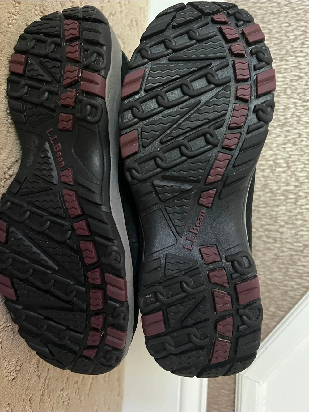 LL Bean Black TEK 2.5 Primaloft Insulated Waterproof Hiking Trail Boots